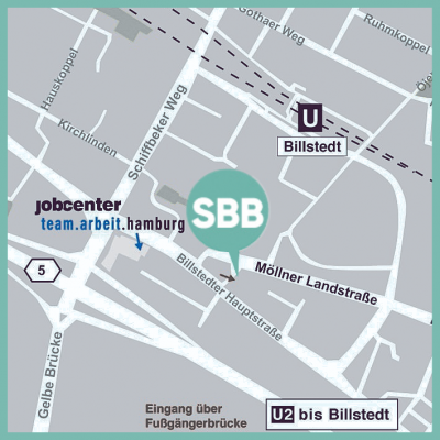 Karte des Standorts Billstedt in der Möllner Landstraße 2-14